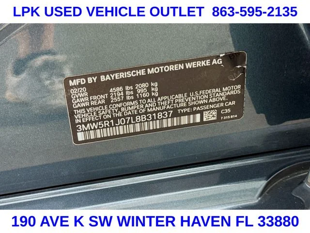 Certified Used 2020 Blue BMW 330i image 32