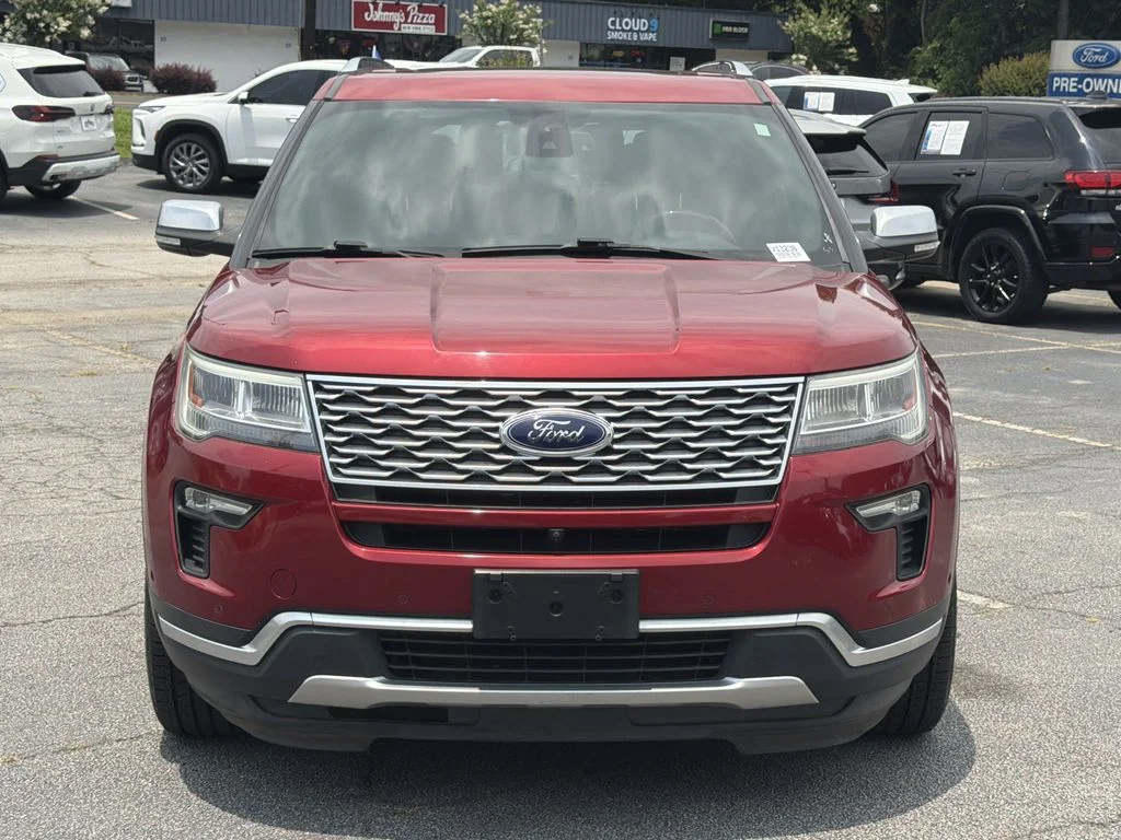 Used 2018 Red Ford Platinum image 2
