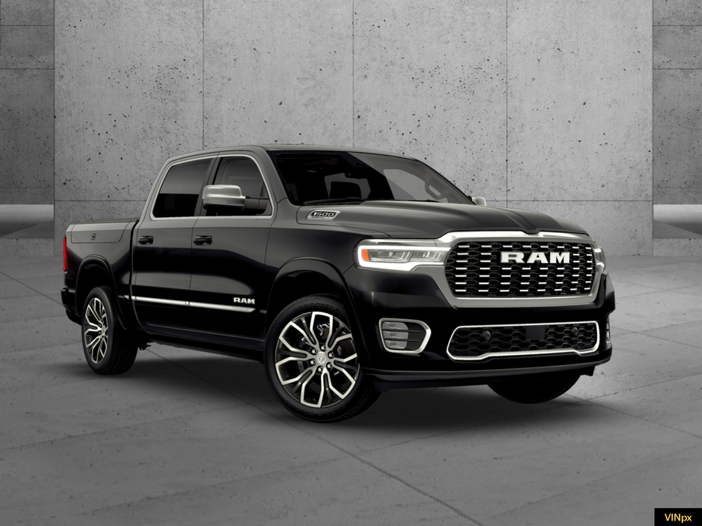 New 2026 Diamond Black Crystal Pearl-Coat Exterior Paint RAM Tungsten image 10