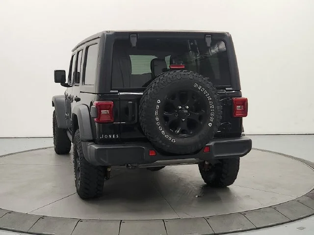 Used 2021 Black Clearcoat Jeep Unlimited Willys image 6
