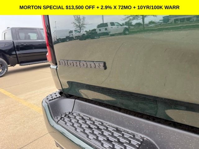 New 2026 Serrano-Green Metallic Exterior Paint Ram Big Horn/Lone Star image 15
