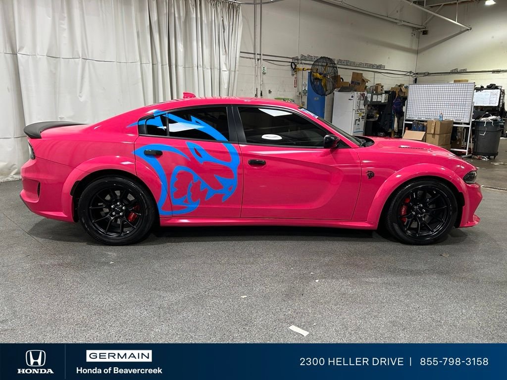 Used 2022 Pink Wrap w/ Blue accent (Octane Red Pearlcoat) Dodge SRT Hellcat Redeye Widebody image 9