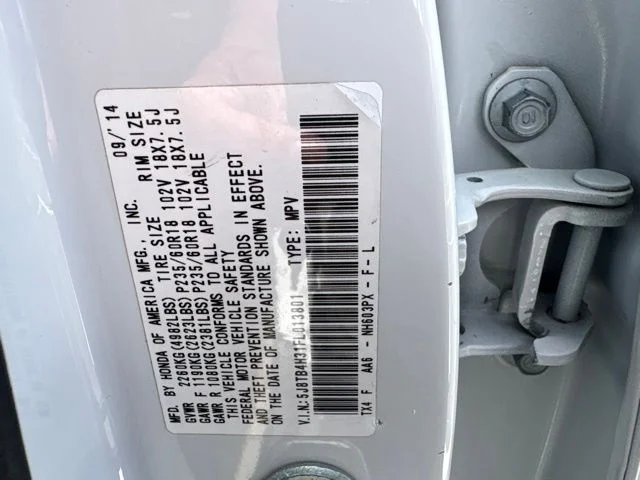 Used 2015 White Acura Base image 7