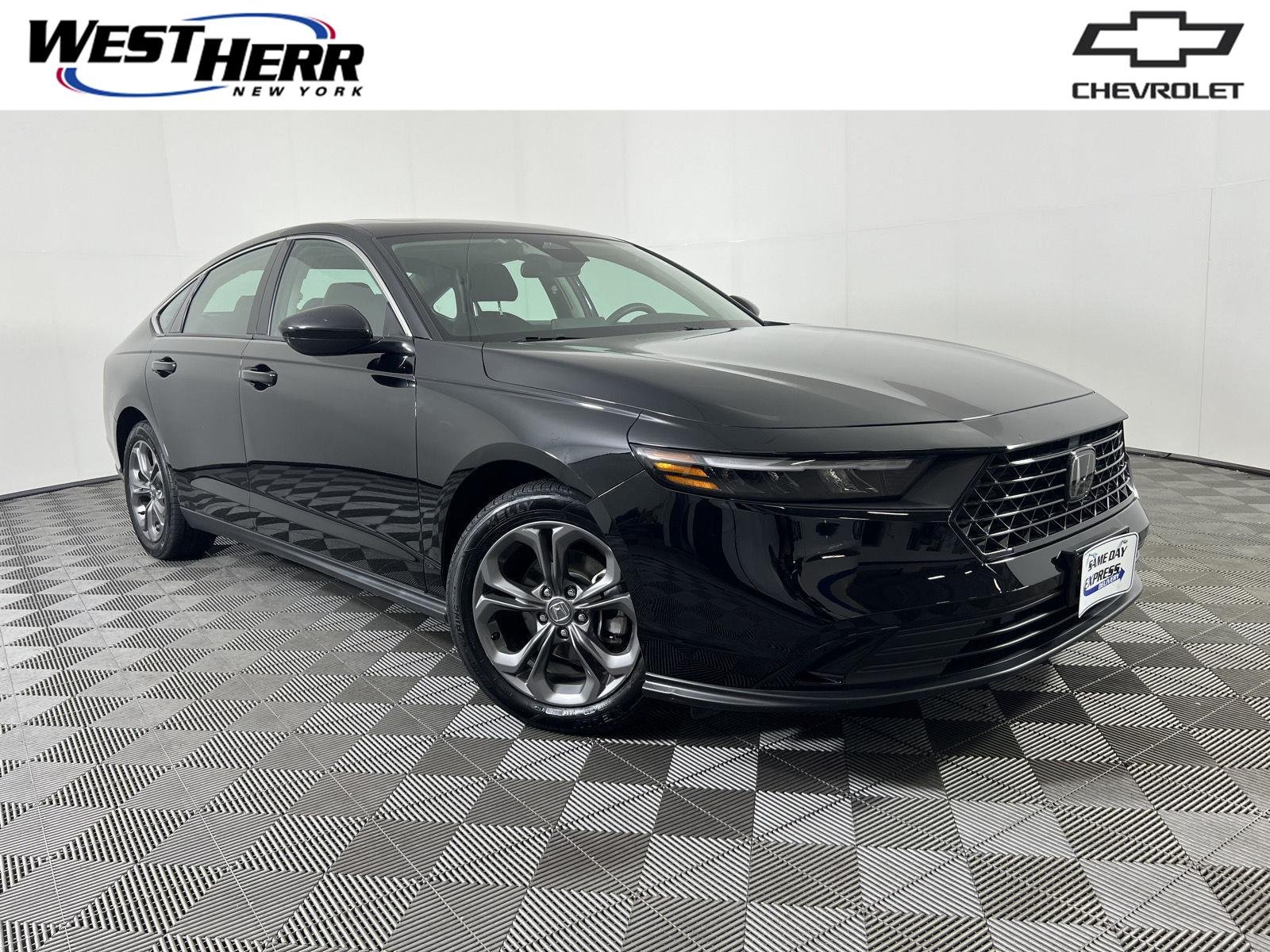 Used 2023 Crystal Black Pearl Honda EX image 1