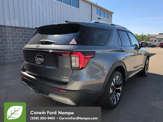 New 2026 Carbonized Gray Metallic Ford Platinum image 3