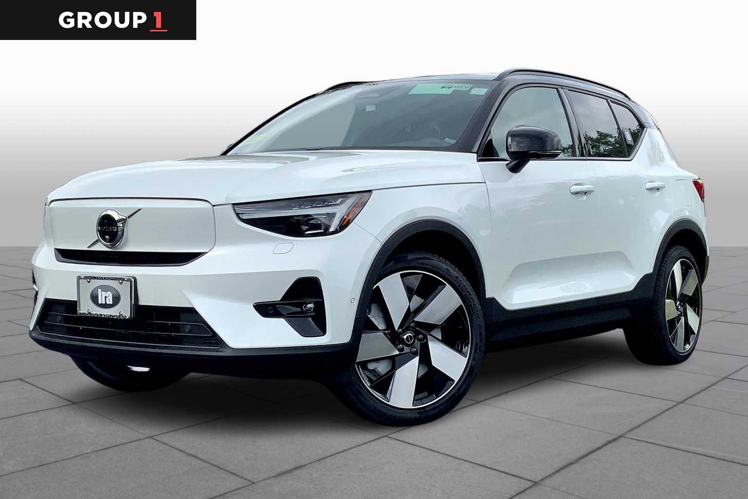 Crystal White 2024 Volvo XC40 Recharge Ultimate RWD SUV / Crossover Rear-Wheel Drive 1-Speed Automatic