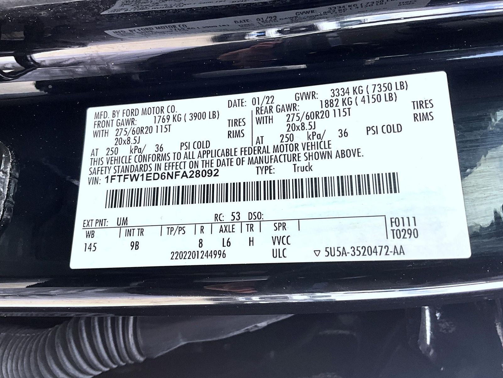 Used 2022 Black Ford Platinum image 28