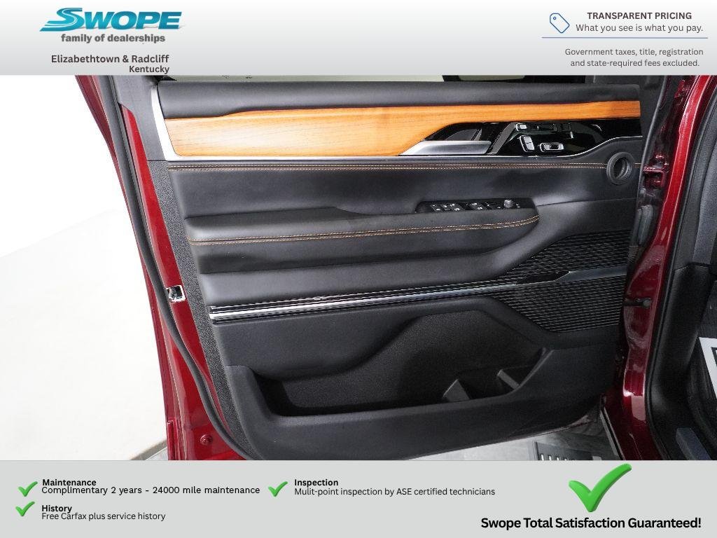 Used 2024 Velvet Red Pearlcoat Jeep Series III image 14
