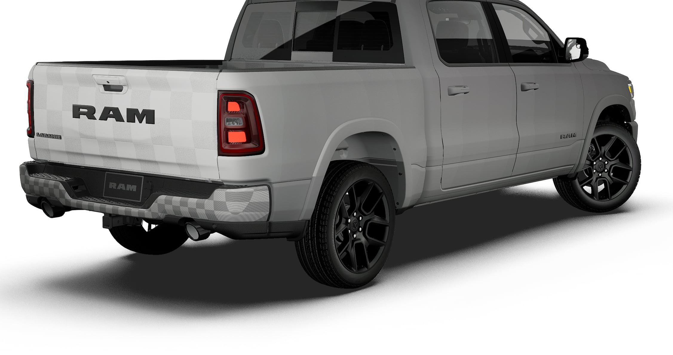 New 2027 Diamond Black Crystal Pearl-Coat Exterior Paint RAM LARAMIE image 2