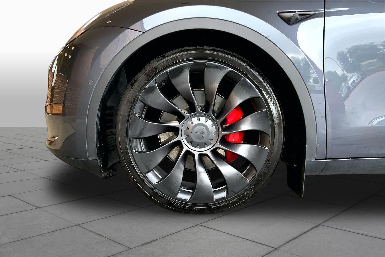 Used 2022 Deep Blue Metallic Tesla Performance image 10