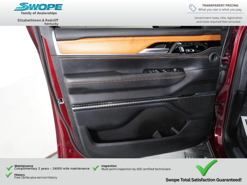 Used 2024 Velvet Red Pearlcoat Jeep Series III image 14