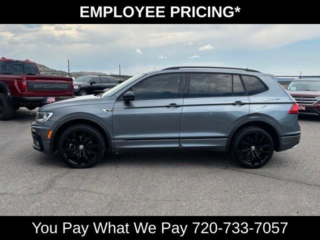 Used 2021 Volkswagen Tiguan SE R-LINE BLACK with VIN 3VV2B7AX9MM124571 for sale in Castle Rock, CO