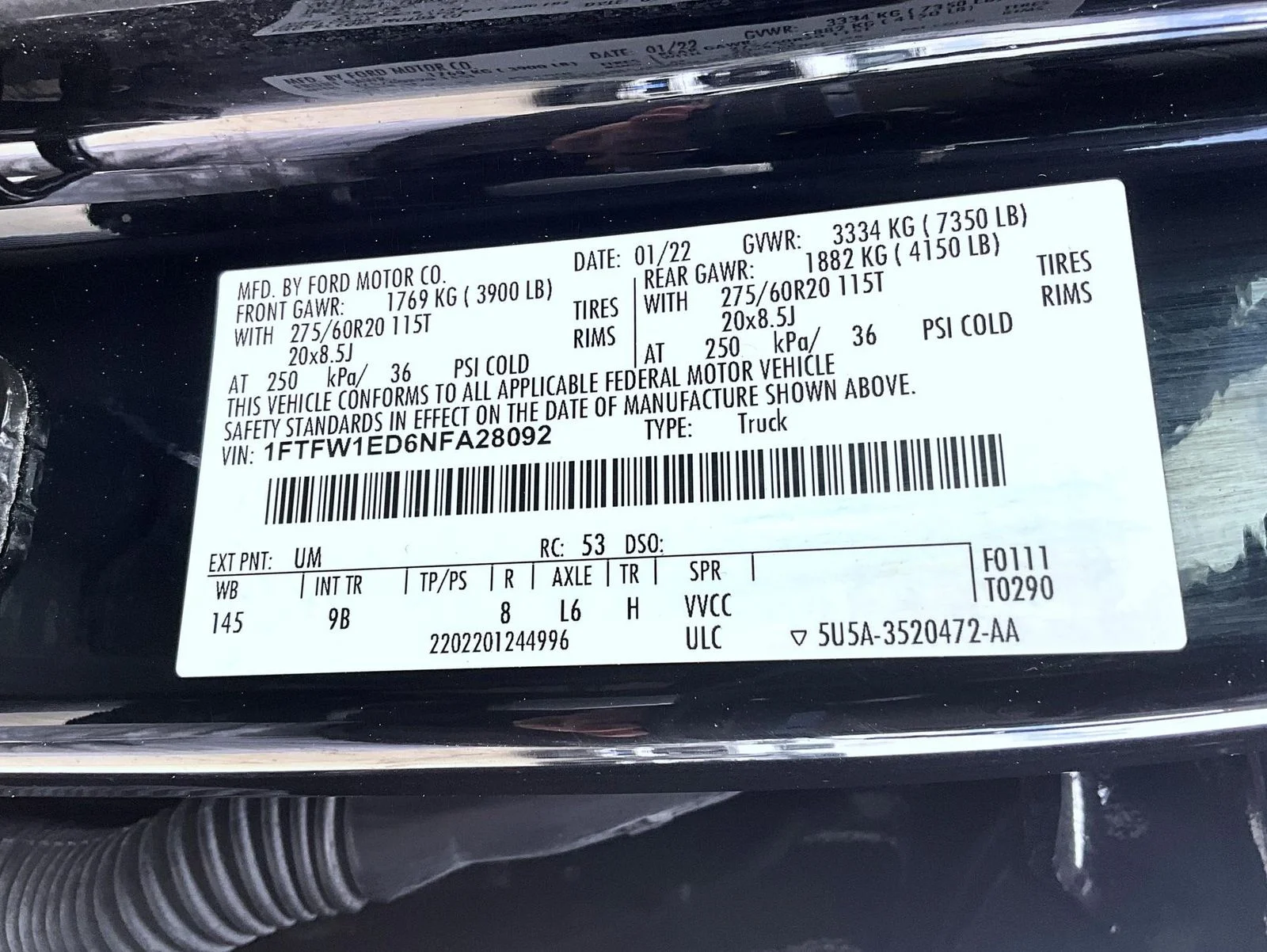 Used 2022 Black Ford Platinum image 28