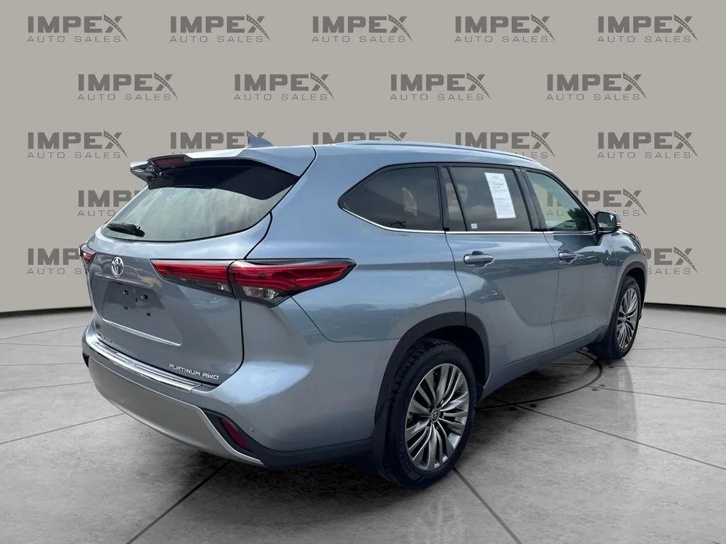 Used 2021 Blue Toyota Platinum image 5