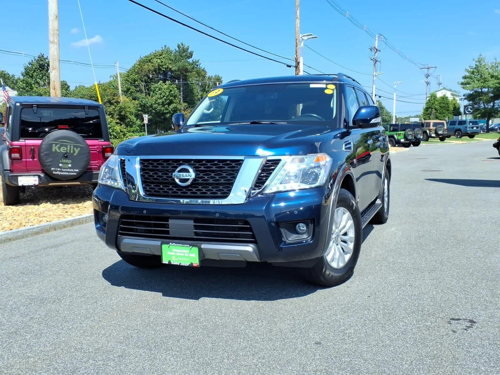 Used 2019 Hermosa Blue Pearl Nissan SV image 2