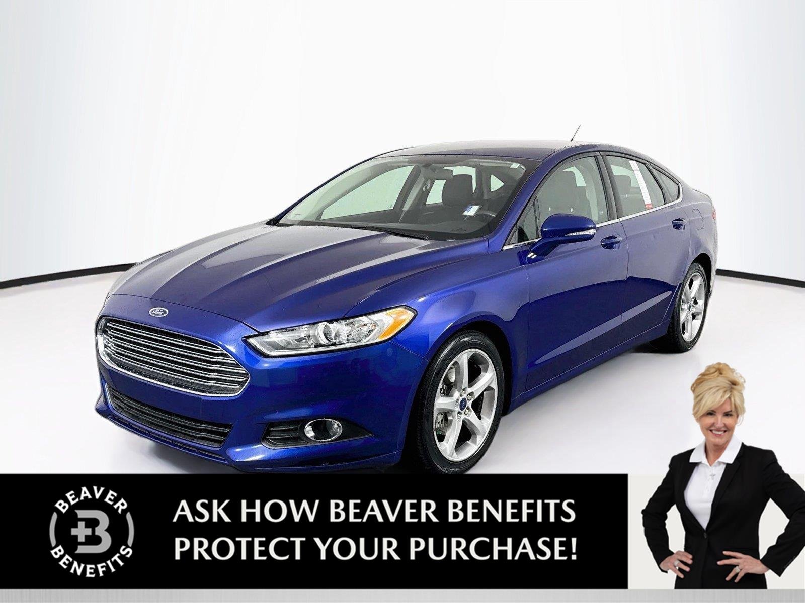 Used 2016 Deep Impact Blue Ford SE image 1