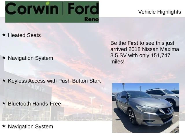 Used 2018 Gun Metallic Nissan 3.5 SV image 4