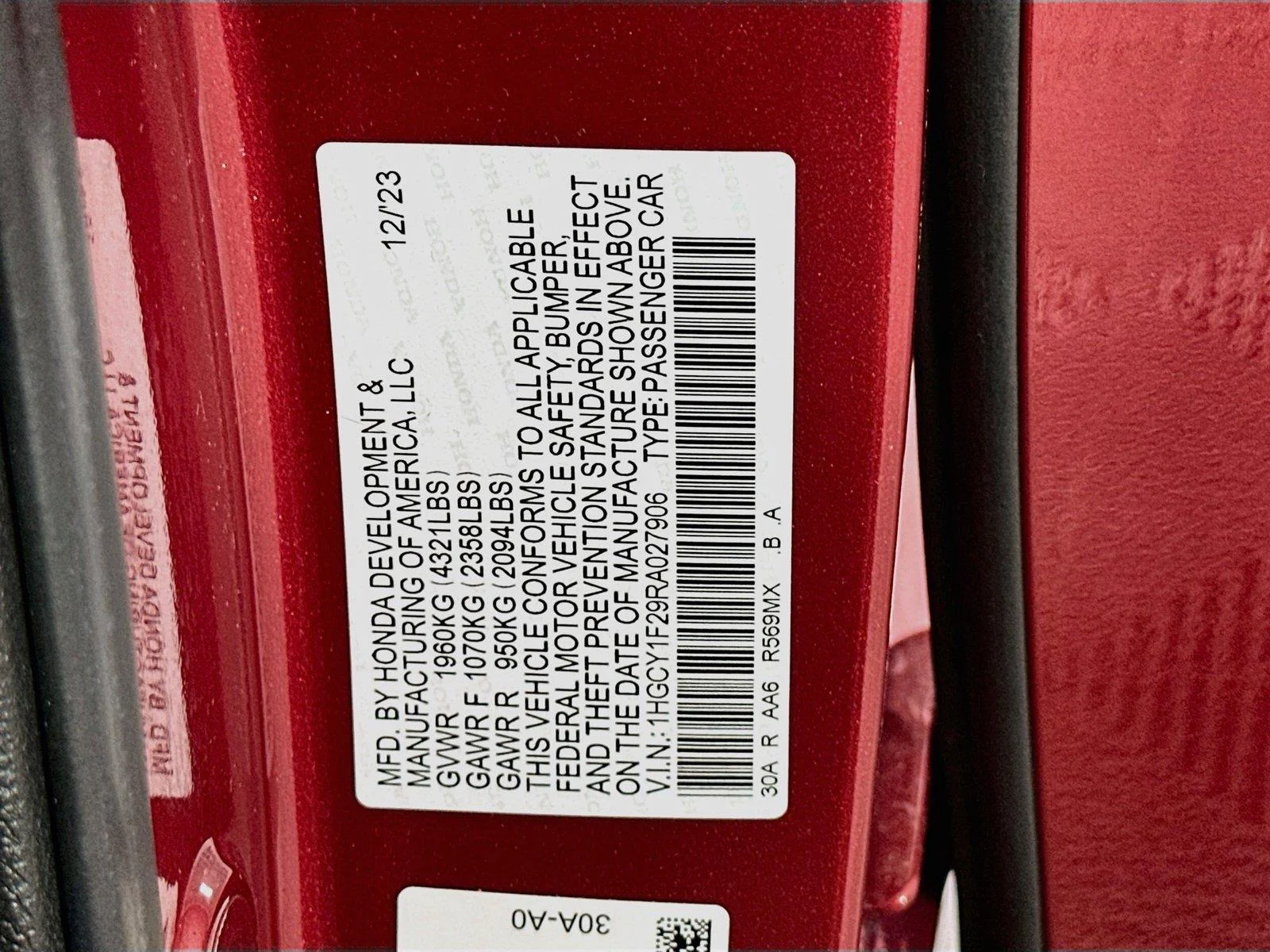 2024 Honda Accord LX - Photo 20