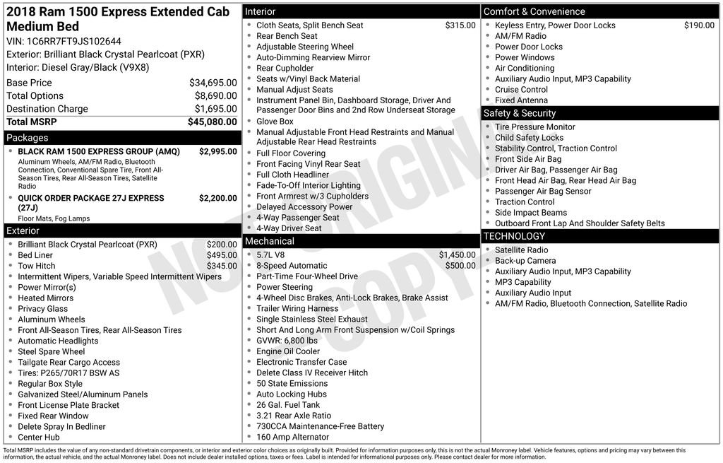 Used 2018 Black Ram Express image 6