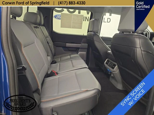 Certified Used 2024 Atlas Blue Metallic Ford Lariat image 13
