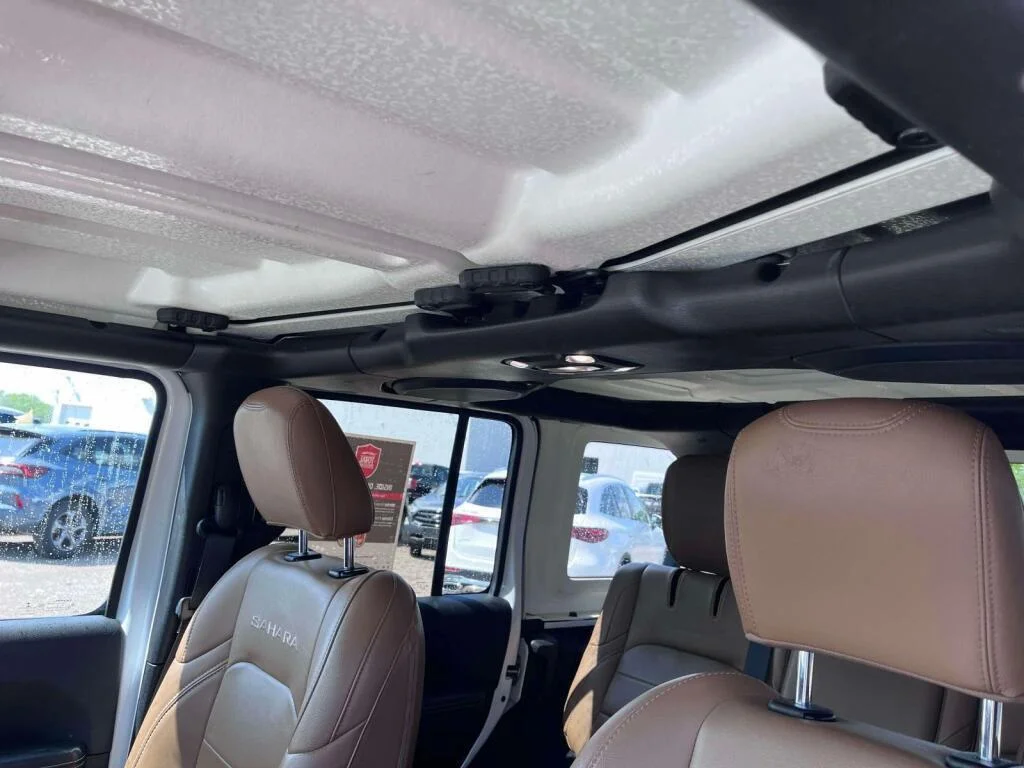 Certified Used 2021 Bright White Clearcoat Jeep Unlimited Sahara image 5