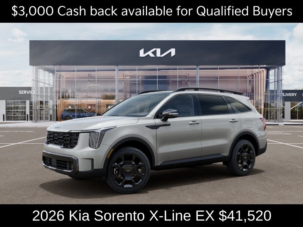 New 2026 Ivory Silver Kia X-Line EX AWD image 4