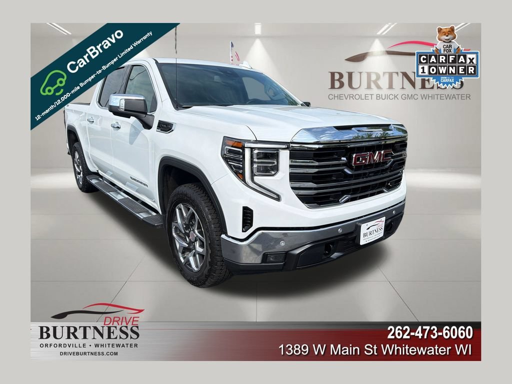 Certified Used 2024 Summit White GMC SLT image 1
