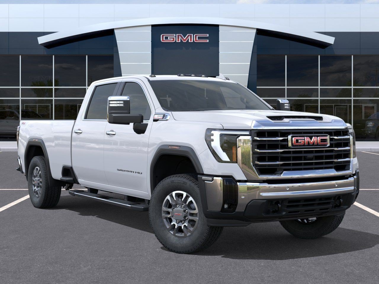 New 2026 Summit White GMC SLT image 7