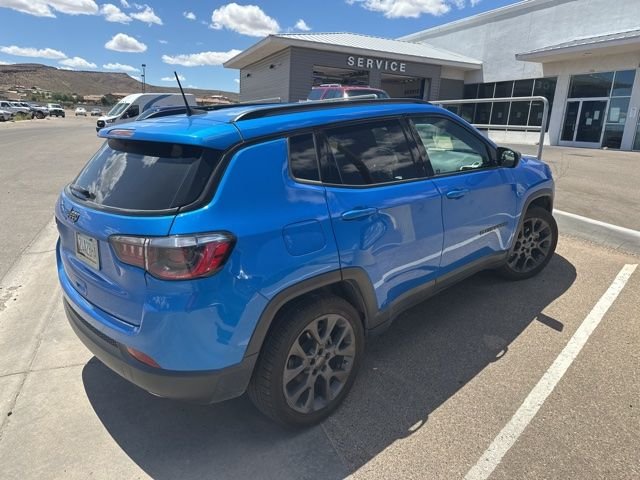 Certified Used 2021 Laser Blue Jeep 80th Special Edition image 3