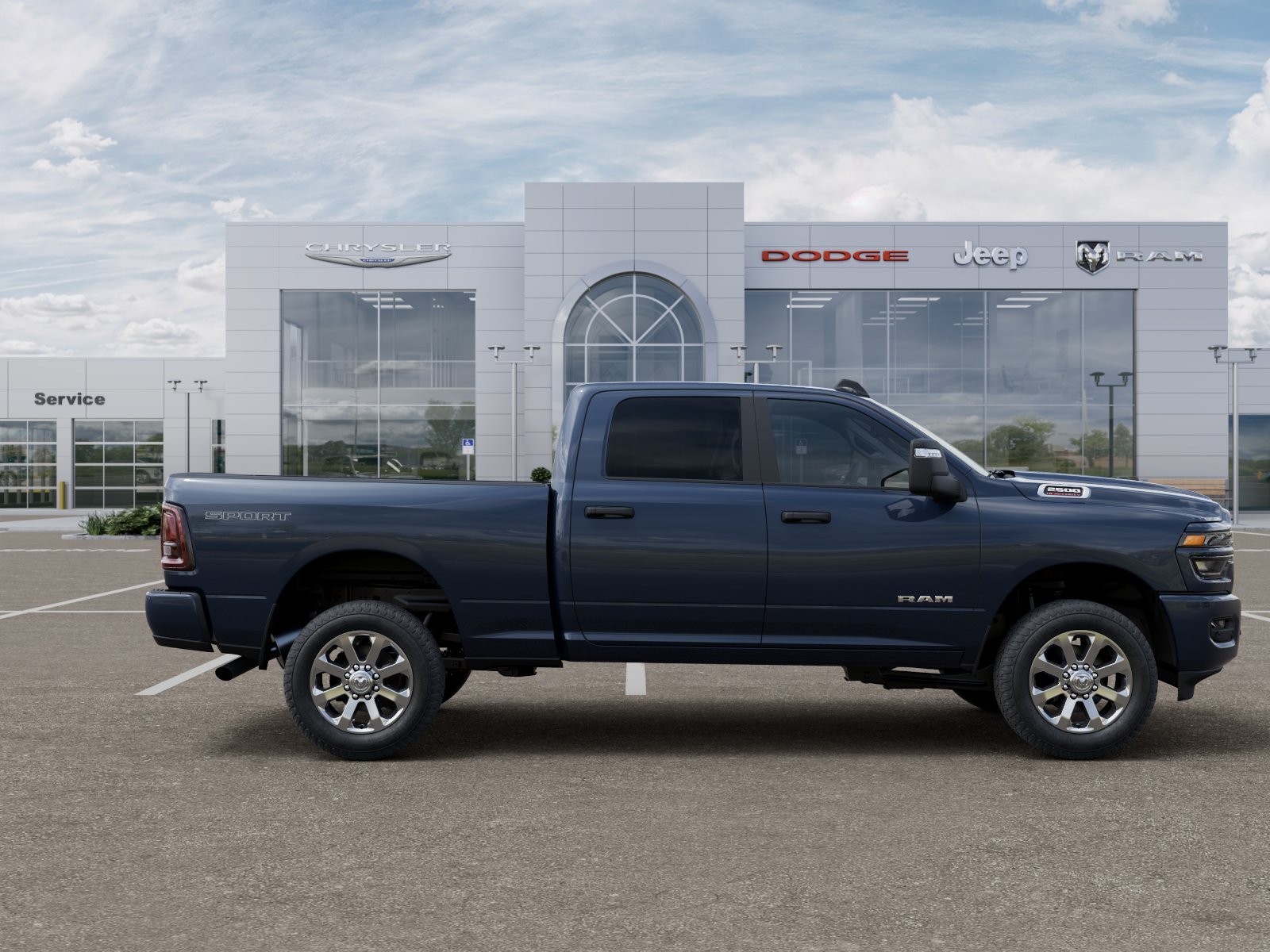 New 2026 Forged Blue Metallic Exterior Paint RAM Big Horn image 30