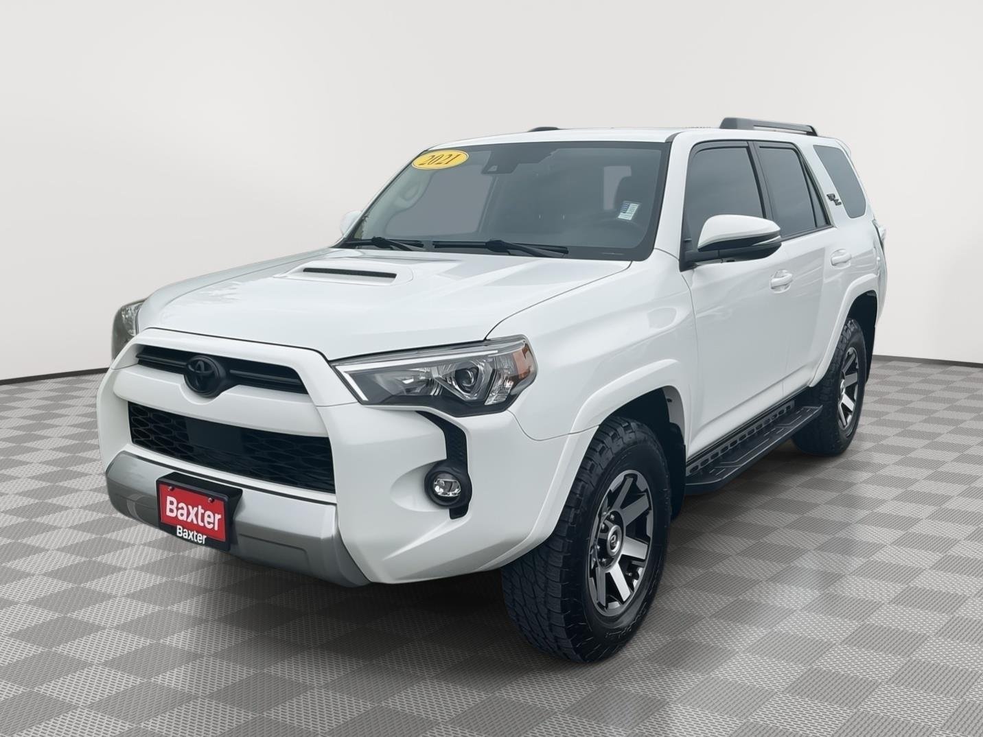 Certified Used 2021 Super White Toyota TRD Off Road Premium image 22