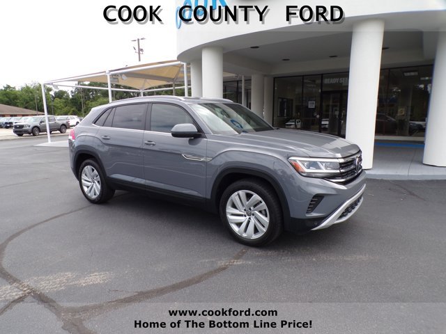 Used 2021 Pure Gray Volkswagen 2.0T SE w/Technology image 7