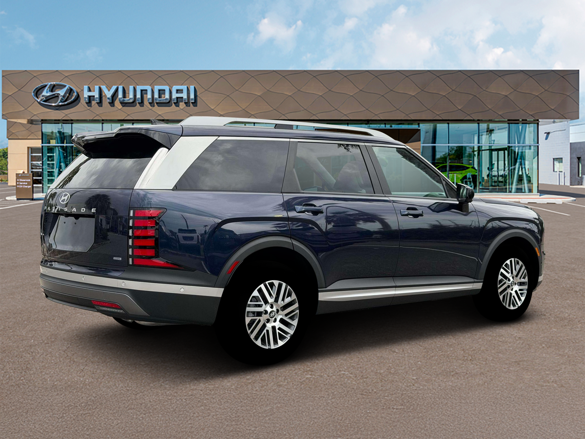 New 2026 Blue Hyundai SEL Premium AWD image 8