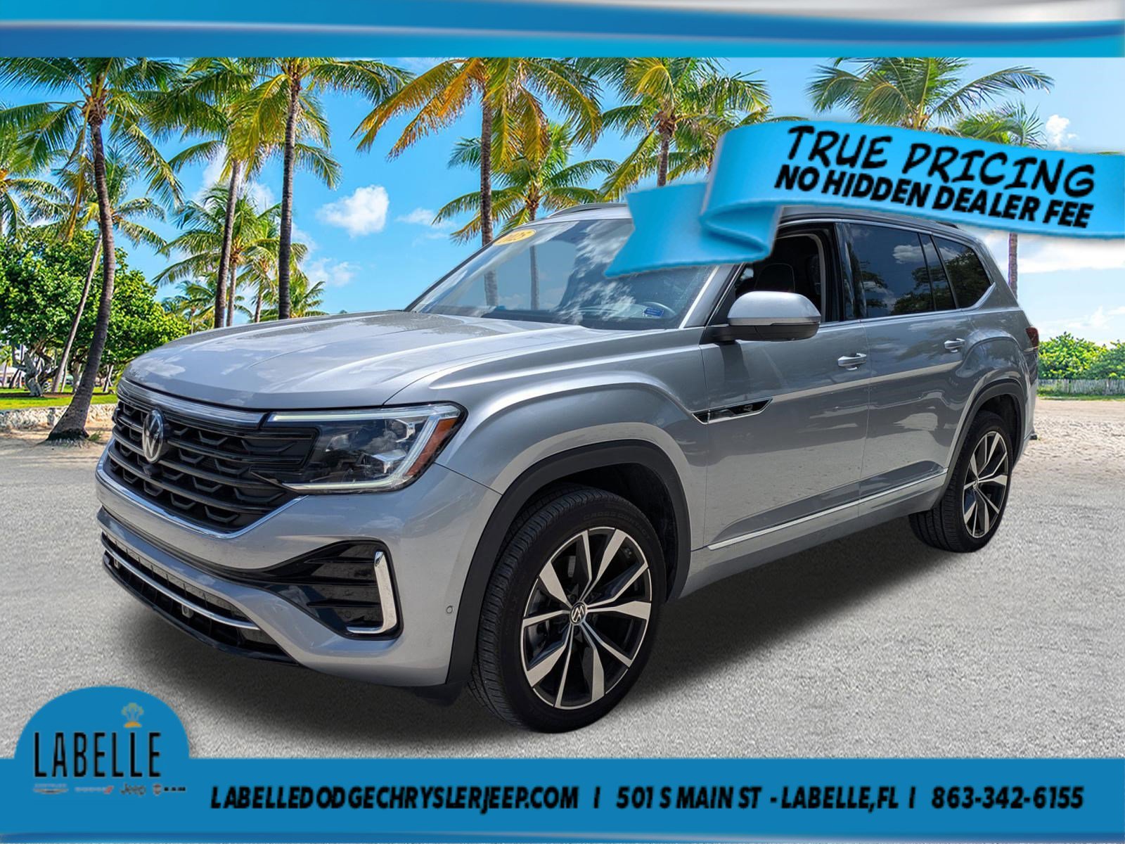 Used 2025 Silver Volkswagen 2.0T SEL Premium R-Line image 8