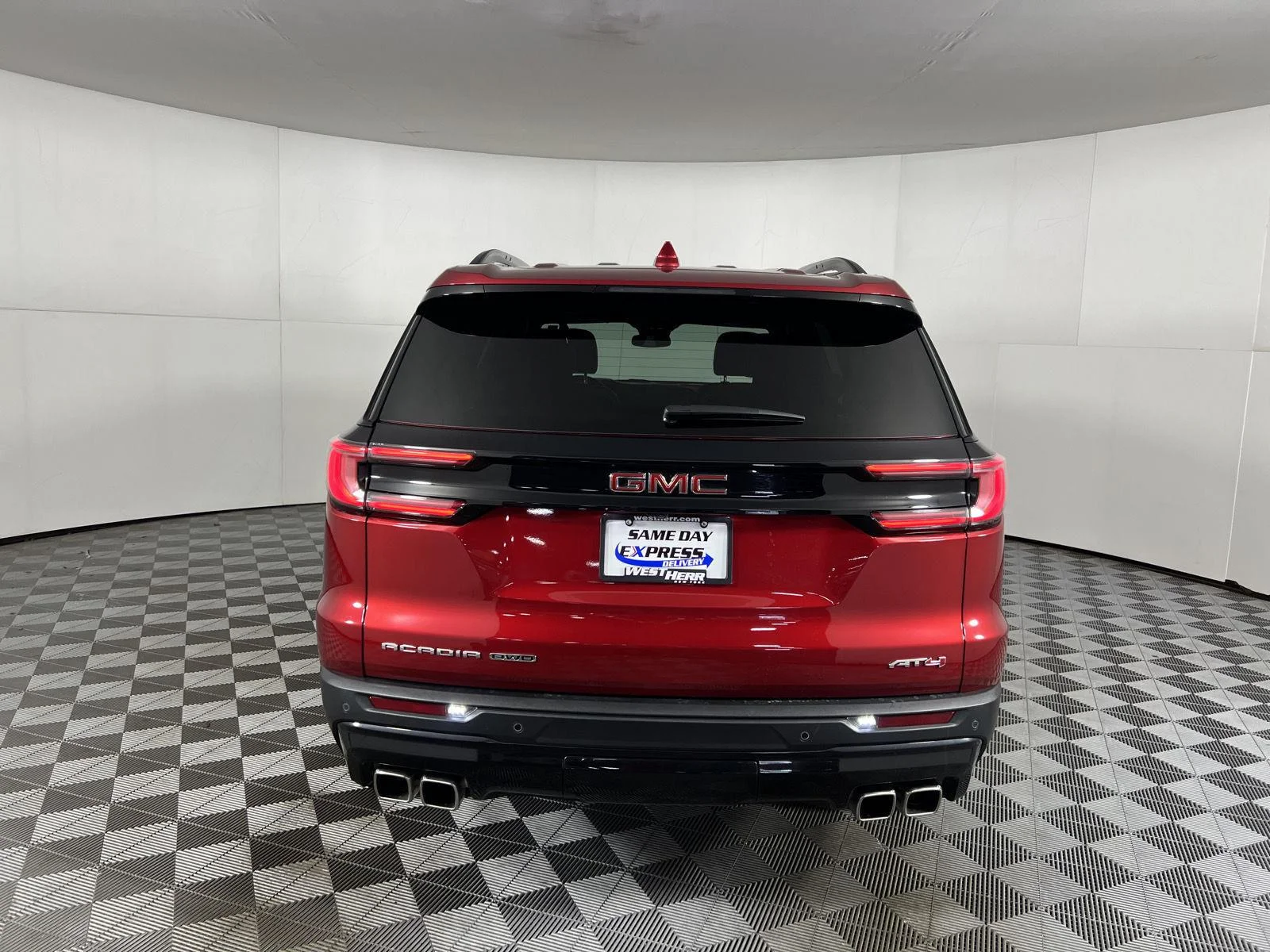 Used 2024 Volcanic Red Tintcoat GMC AT4 image 3