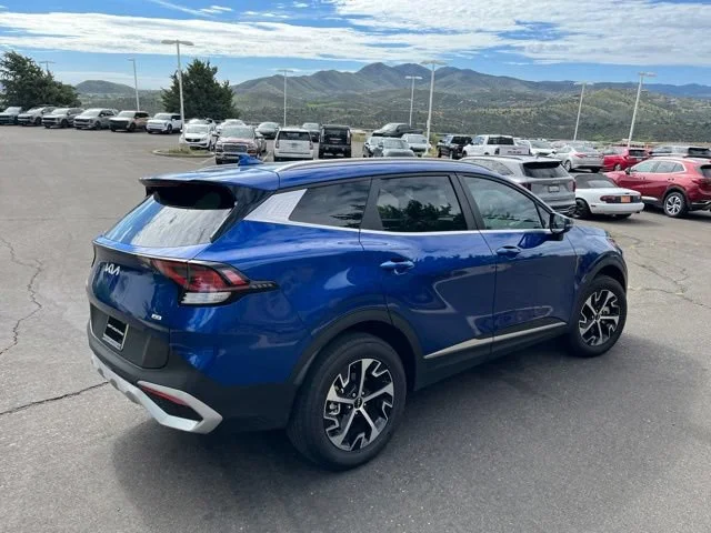 Certified Used 2025 Sapphire Blue Kia EX image 8