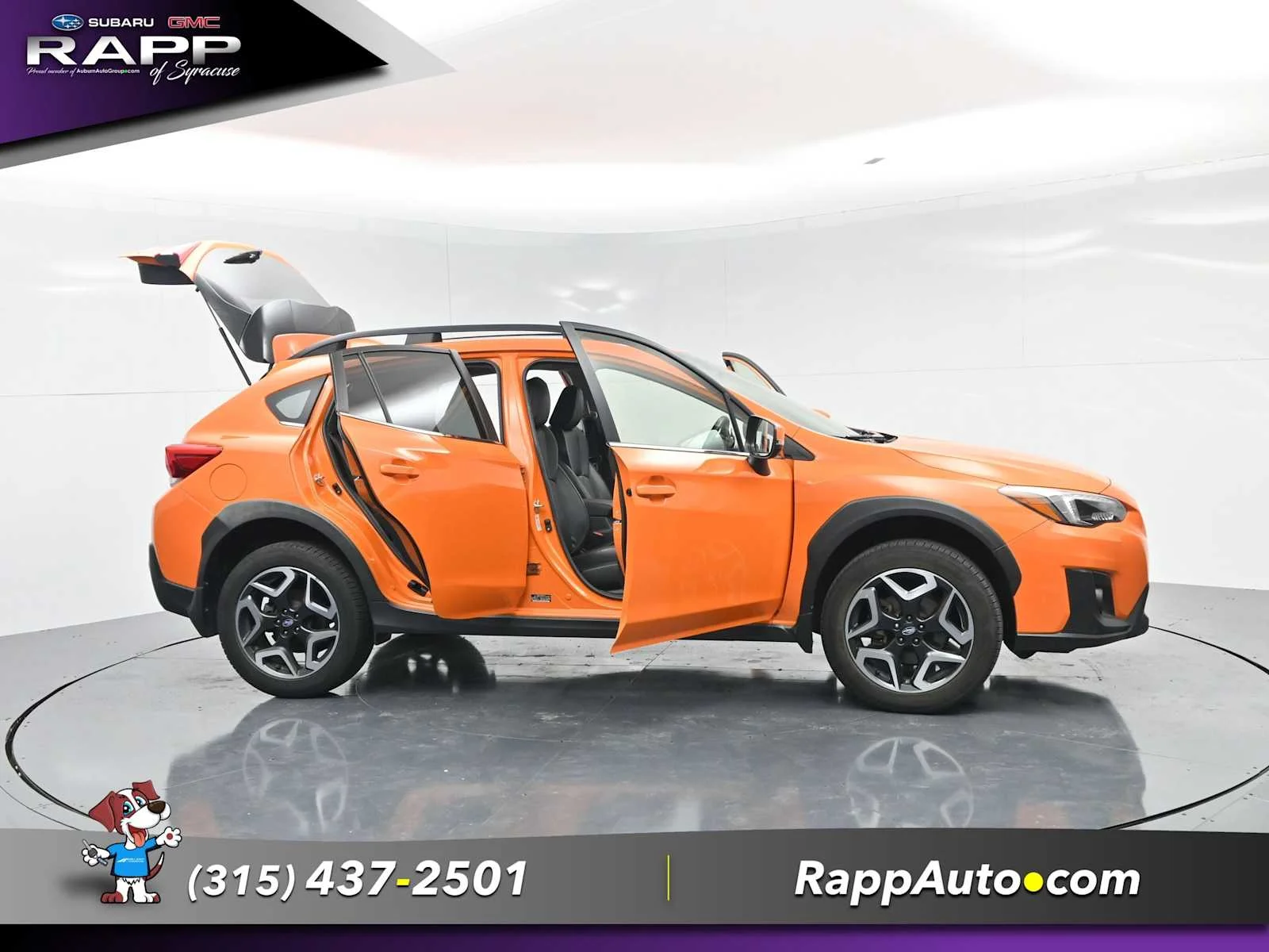 Used 2019 Sunshine Orange Subaru Limited image 34