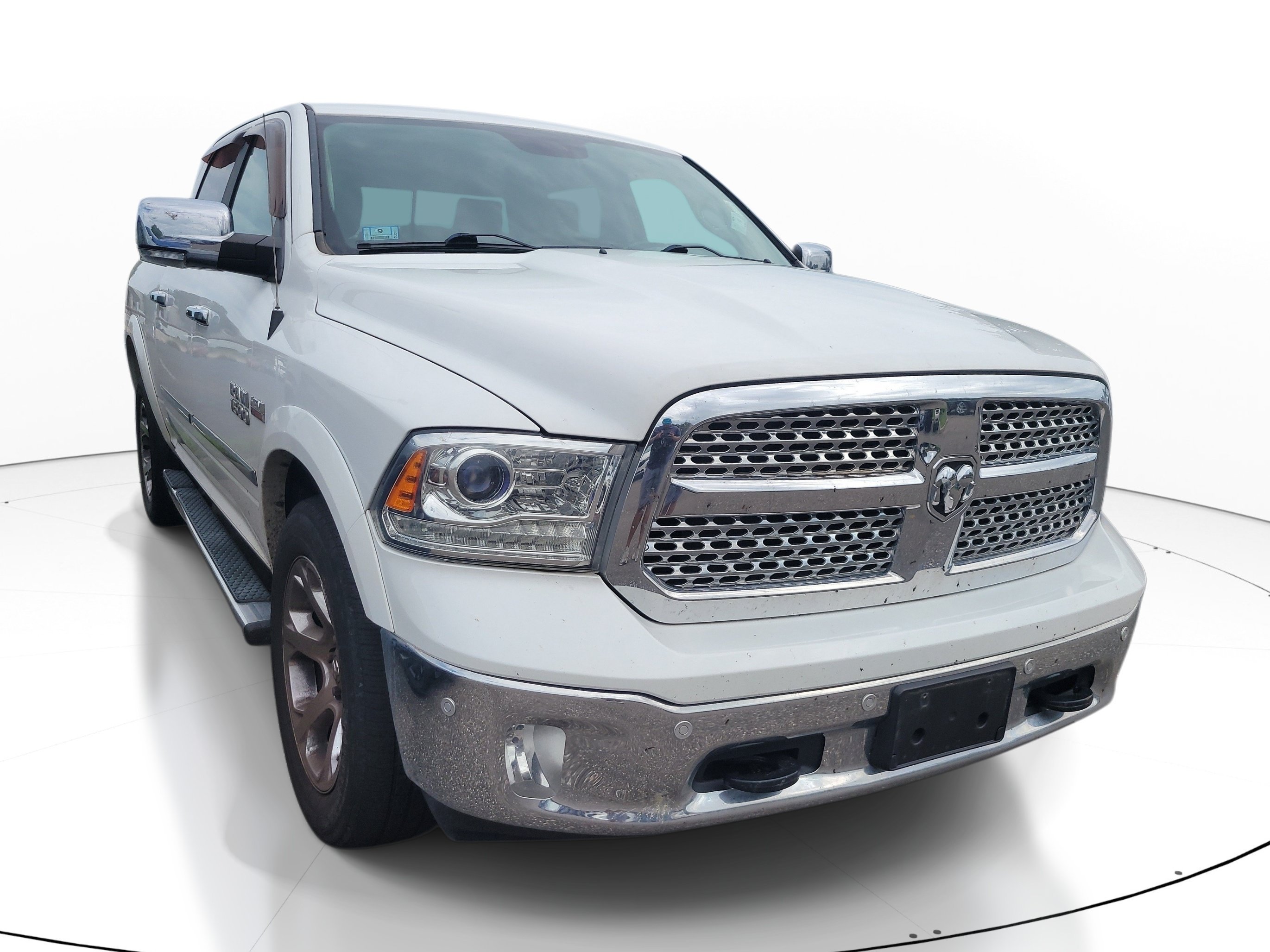 Used 2017 Bright White Clearcoat Ram Laramie image 1