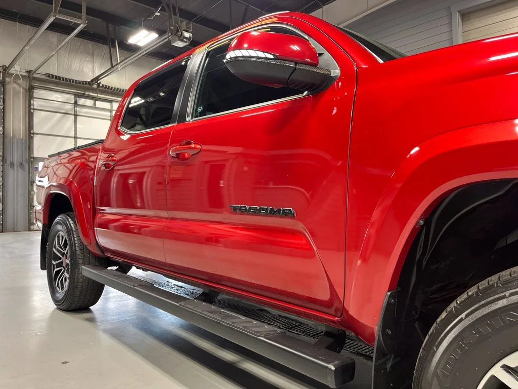 Used 2021 Barcelona Red Metallic Toyota TRD Sport image 10