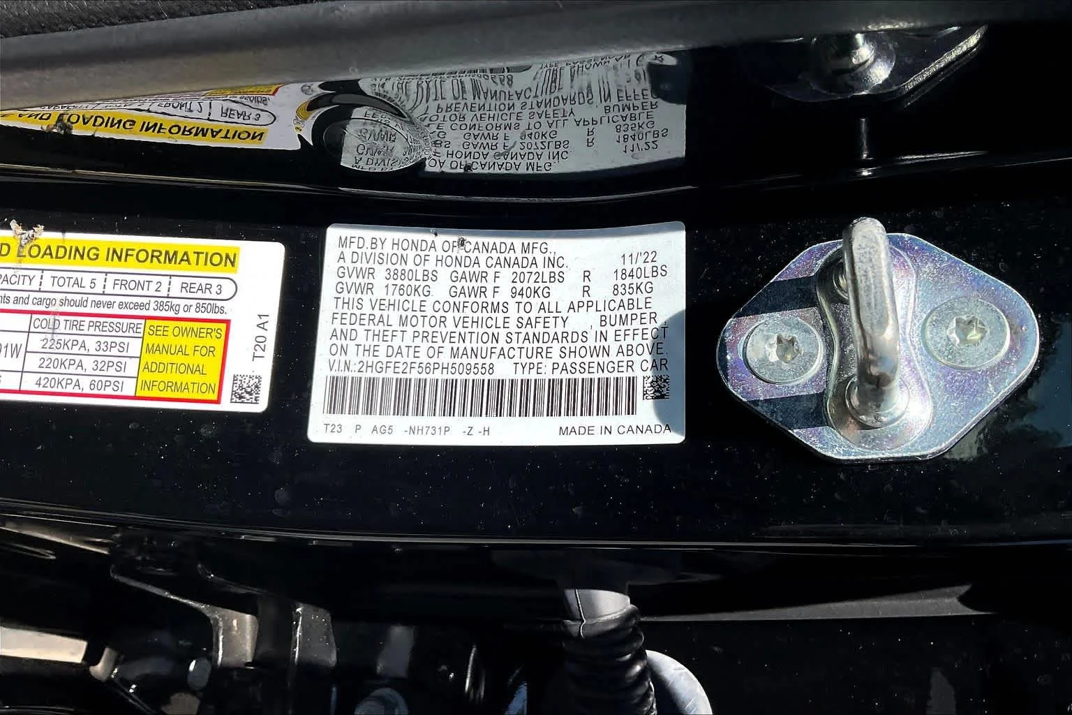 Used 2023 Crystal Black Pearl Honda Sport image 33