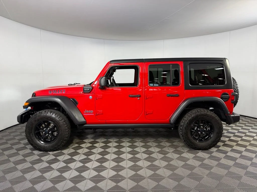 Certified Used 2024 Red Jeep Willys 4xe image 10