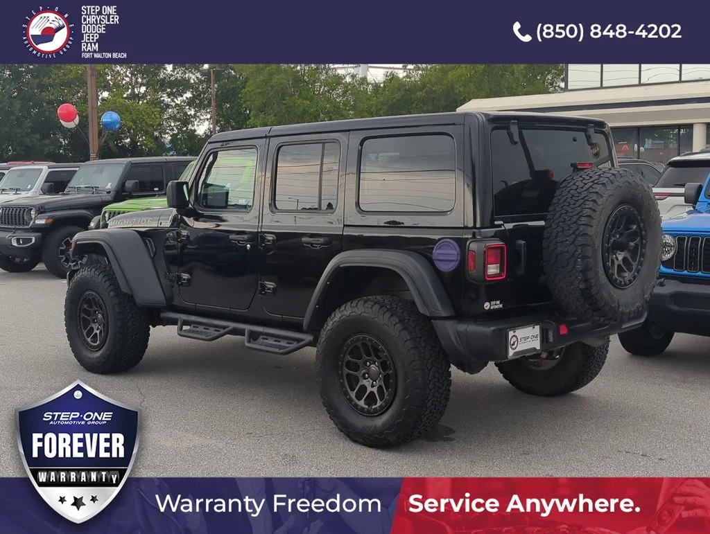 Used 2022 Black Jeep Unlimited High Tide image 4