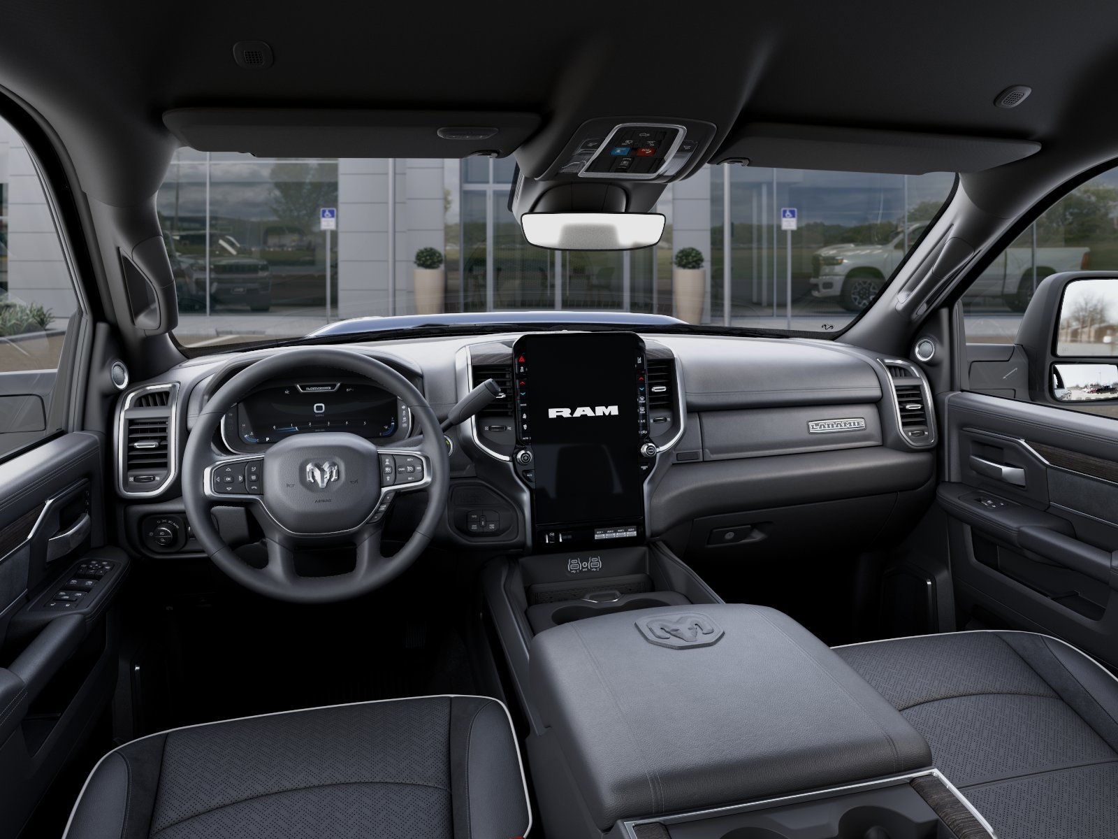 New 2026 Forged Blue Metallic Exterior Paint RAM Laramie image 14