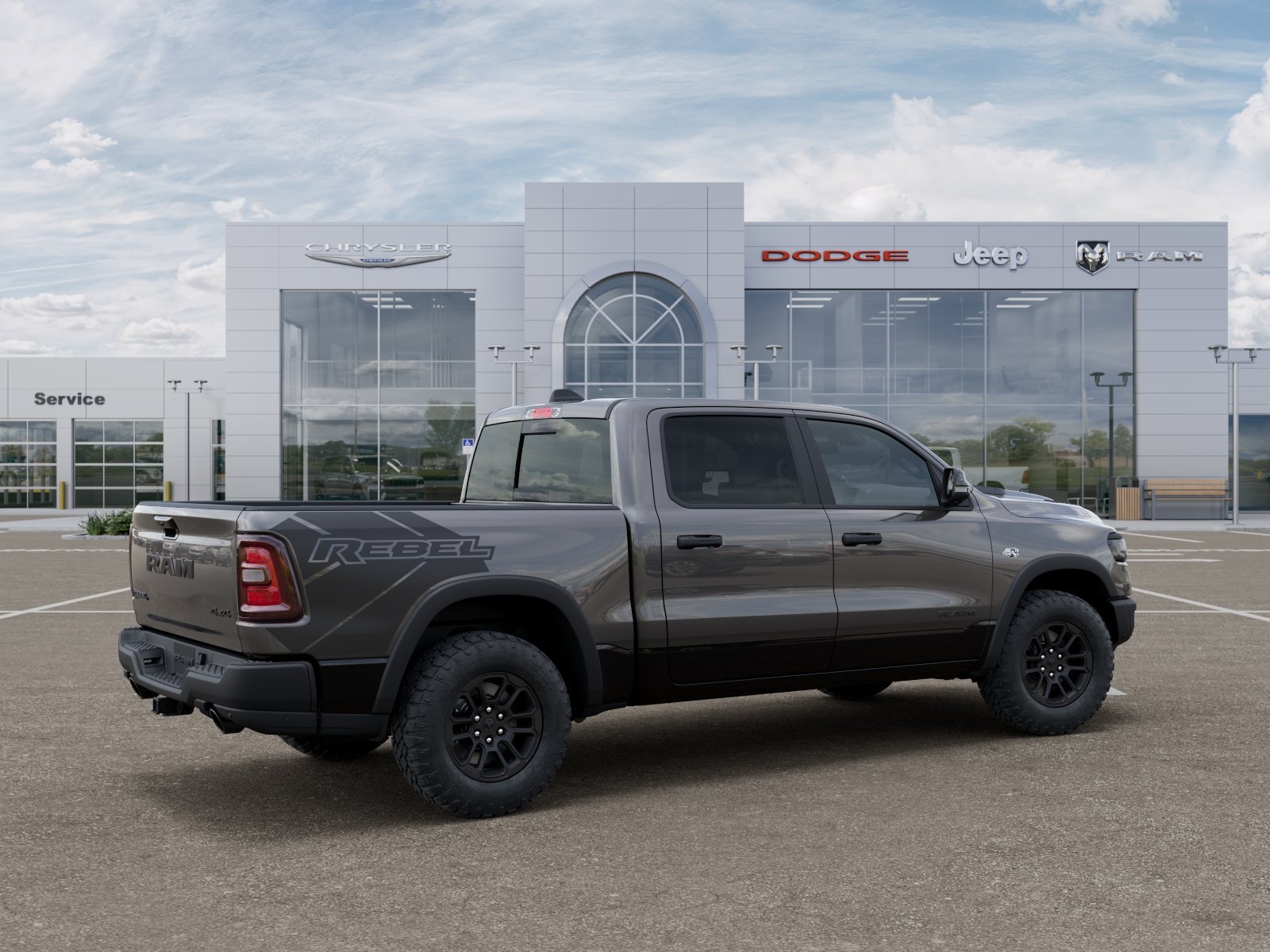 New 2026 Granite Crystal Metallic Clear-Coat Exterior Paint RAM Rebel image 30
