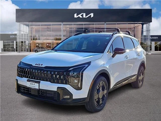 New 2026 Glacial White KIA X-Line All-Wheel Drive image 1
