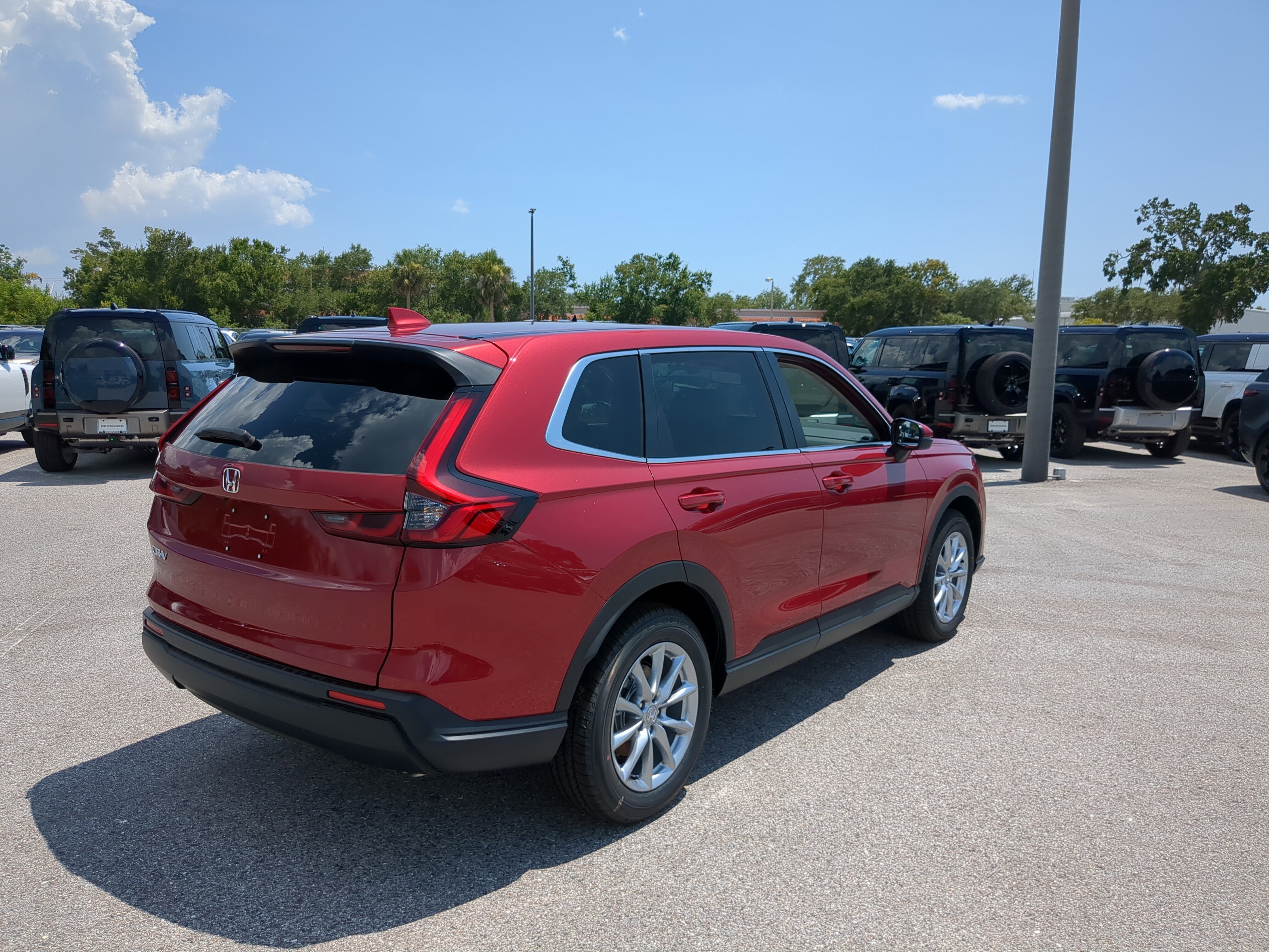 New 2026 Radiant Red Metallic Honda EX image 5