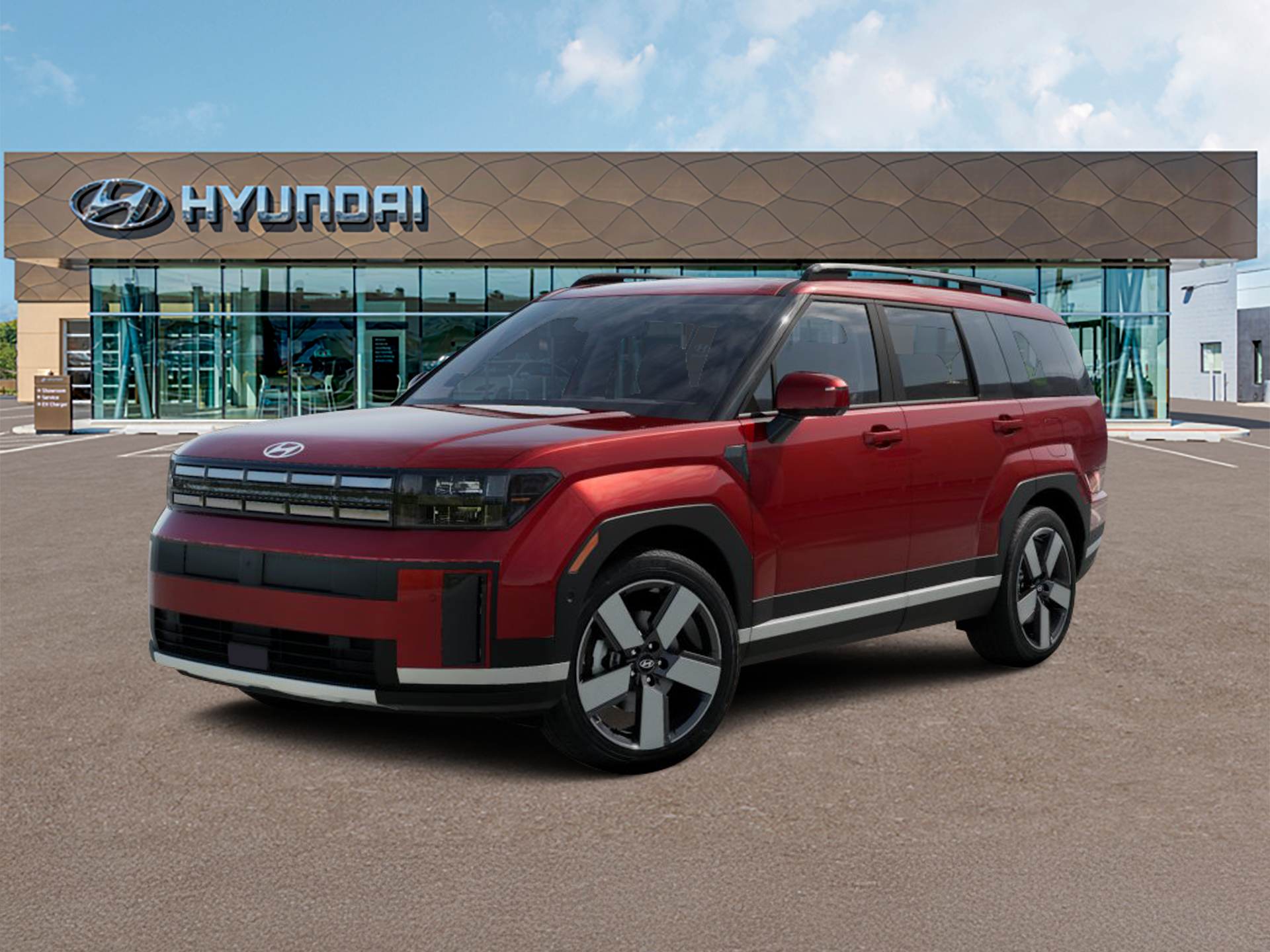 New 2026 Red Hyundai Limited AWD image 2