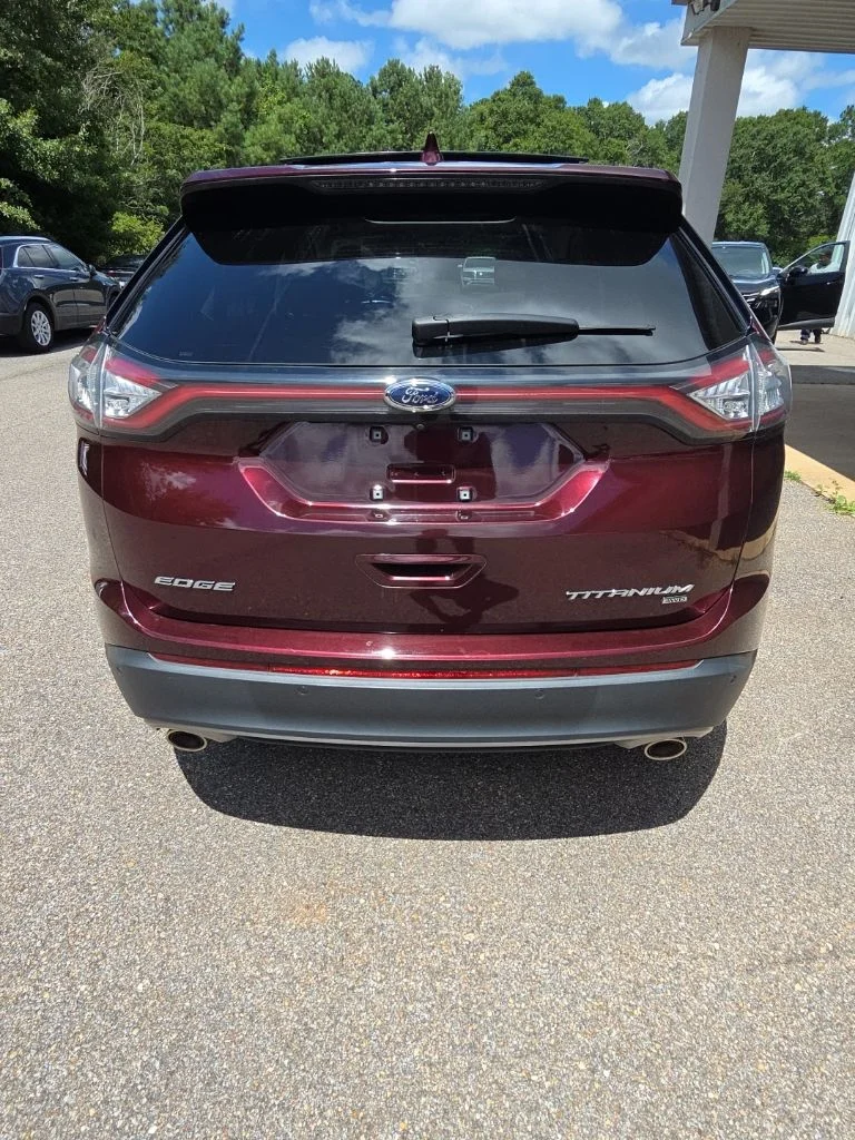 Used 2017 Red Ford Titanium image 4
