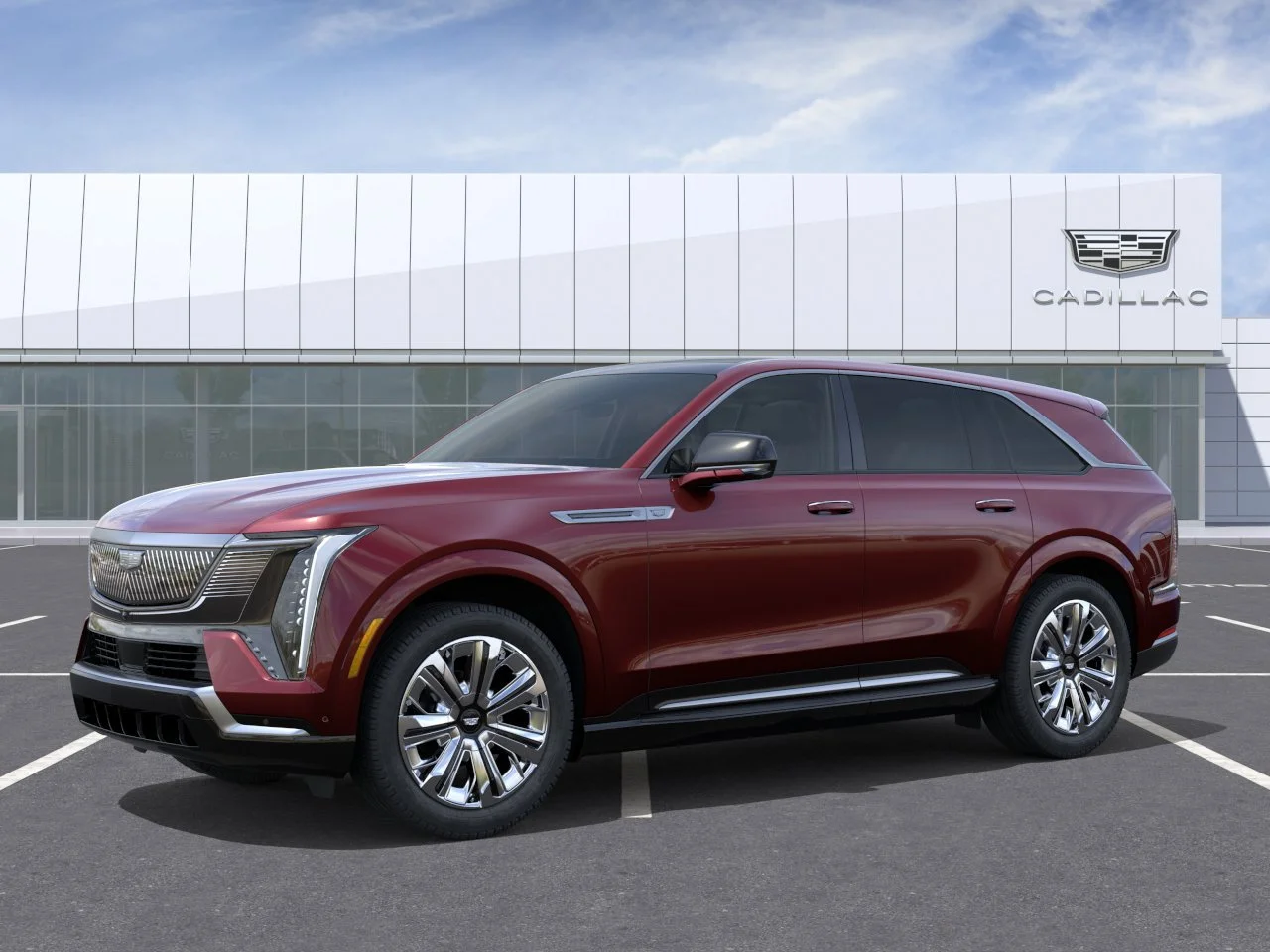 New 2025 Black Cherry Tintcoat Cadillac Luxury 1 image 2