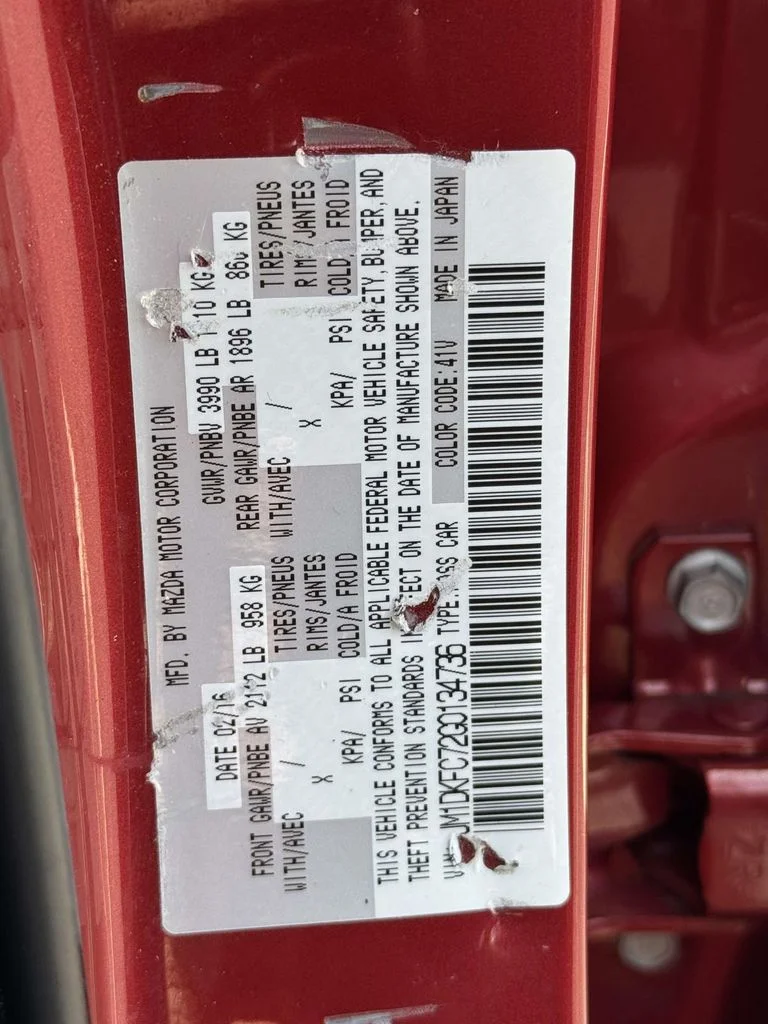 Used 2016 Red Mazda Touring image 30